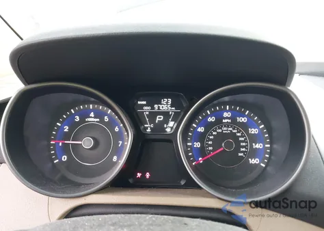 2013 Hyundai Elantra Gls from USA, damaged, VIN 5NPDH4AE7DH372360